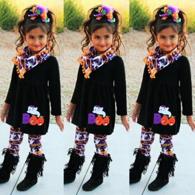 

Infant Toddler Kid Baby Girl Outfit Set Clothes T-shirt Top Dress Leggings Pants
