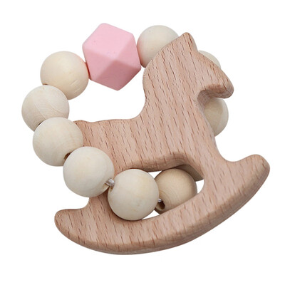 

Cute Wooden Animal Stringing Beaded Children Learning Education Photography Props Products Kid Toy for Festival Party Decoration