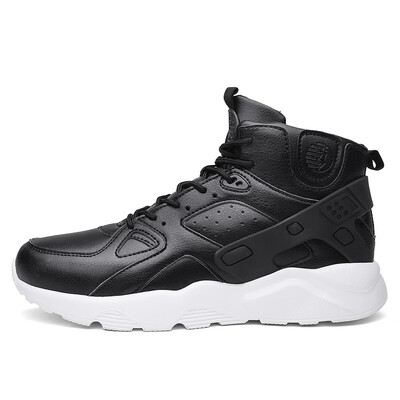 

2019 New Mens Ankle Boots High Top Comfortable Casual Boots Fashion Autumn Winter Keep Warm Shoes For Male Lightweight Sneakers