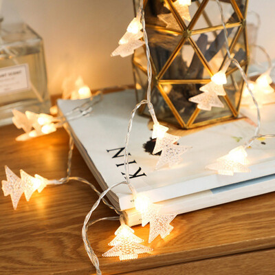 

20Led String Light Christmas Tree Shape Outdoor Decoartive Holiday Led Lighting for Garden Xmas Party Decor