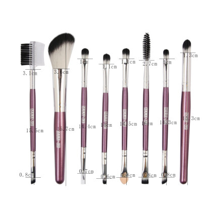 

8pcs1 Set Makeup Brushes Set Lip Contour Eyeshadow Concealer Blush Powder Brush Eyebrow Eyelash Comb Cosmetic Tools