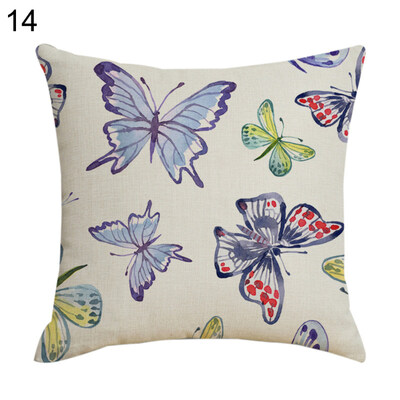 

Colorful Butterfly Pillow Case Cushion Cover Sofa Bed Car Cafe Office Decoration