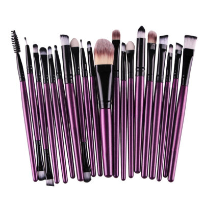 

20pcs Eyeshadow Lip Make Up Brushes Set Professional Powder Eyeliner Brush Tool WD3