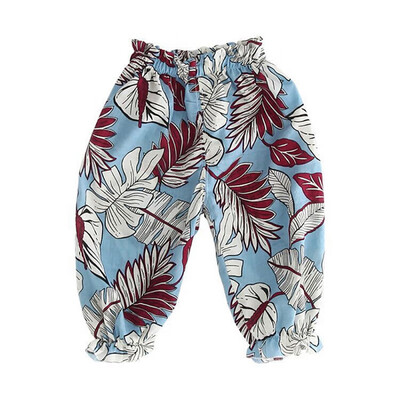 

Baby Clothes Baby Girls Boys Summer Cotton Mosquito Bites Pants Sports Casual Toddler Floral Pattern Trousers Long Pants