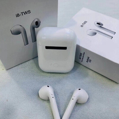 

Newest I8 TWS Wireless In-Ear Mini Earphones Bluetooth 42 Double Ear Side Headsets Stereo Music Charger for iPhone 7 8 Plus