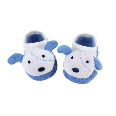 

Baby Boys Girls Bootie Socks Toddler Cute Dog Head Cotton Blends Ankle Sock for 0 to 1 Years