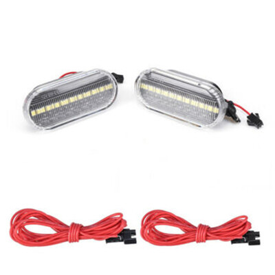 

White Yellow Dynamic Flow LED Side Marker Light Turn Signal Lamp 5W For Amarok