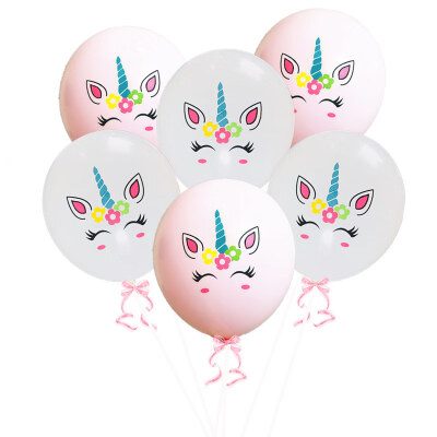 

Jiamo Cartoon Balloons Xiaoma Baoli Balloon Unicorn Birthday Childrens Party Arrangement Decoration Balloon Powder White 50 Only Inflator Dispensing Ribbon