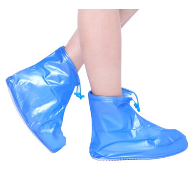 

Waterproof Protector Shoes Boot Cover Unisex Zipper Rain Shoe Covers High-Top Anti-Slip Rain Shoes Cases 1pair