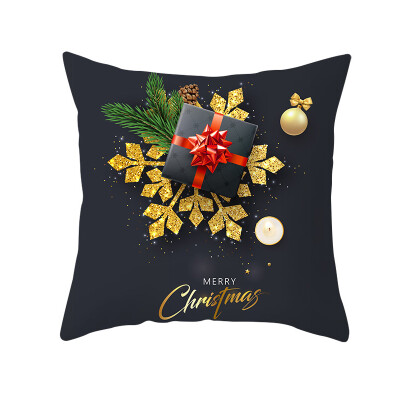 

Merry Christmas Happy New Year Pillowcase Decoration Pillow Cover for Home Decoration Cushion Xmas Gift 4545cm