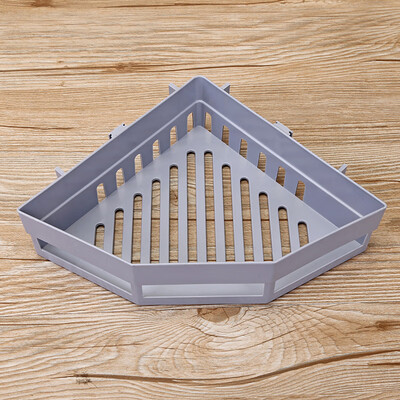 

Bathroom Shower Corner Storage Shelf Holder Rack Suction Cup Rectangletriangle