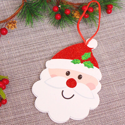 

Toponeto Christmas Tree Decoration Shiny Merry Letter Card for Xmas Hanging Ornament