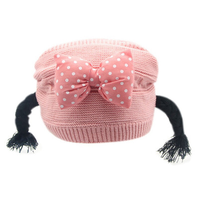 

Kids Winter Hat Girls Warm Caps Children Baby Bonnet Infant Cartoon Cute Beanies Photograph Props