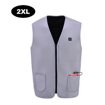 

USB Electric Heating Vest Sleeveless Body Warmer Jacket with 3 Adjustable Temperatures Men & Women Heated Clothes for Outdoor Skii