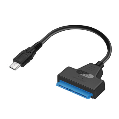 

Driver Free Practical Blue LED Indicators Type C to SATA Copper Adapter Cable for 25 Inch HDD