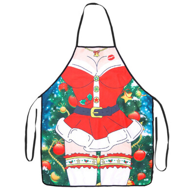 

Christmas Personality Apron Bar Restaurant Waiter Christmas Decoration Apron