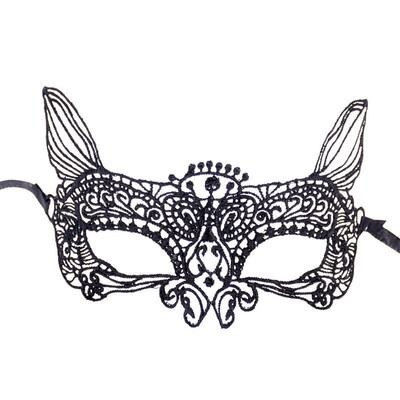 

Tailored Masquerade Lace Mask Catwoman Halloween Cutout Prom Party Mask Accessories HOT