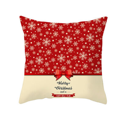 

18 x 18 Inch Merry Christmas Xmas Designed Throw Pillow Case Cover Cushion Decor