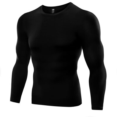 

1PC Mens Compression Under Base Layer Top Long Sleeve Tights Sports Running T-shirts