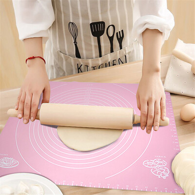 

Gobestart Non-Stick Silicone Baking Cake Dough Fondant Rolling Kneading Mat