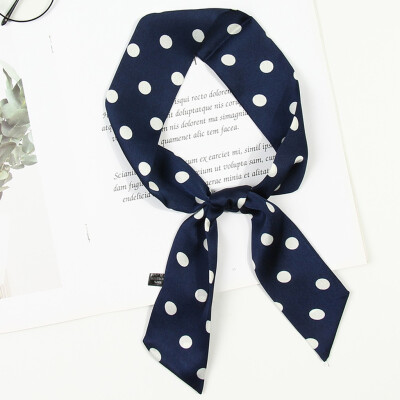 

Gobestart Women Ladies Dot Print Scarf Wrap Shawls Soft Silk Scarf Ribbon