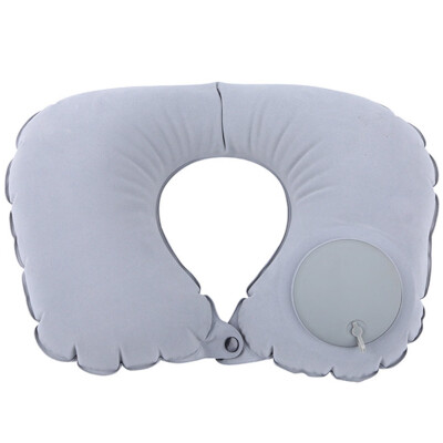 

Inflatable Travel Neck Pillow RestSupport Cushion Head& Neck Practical