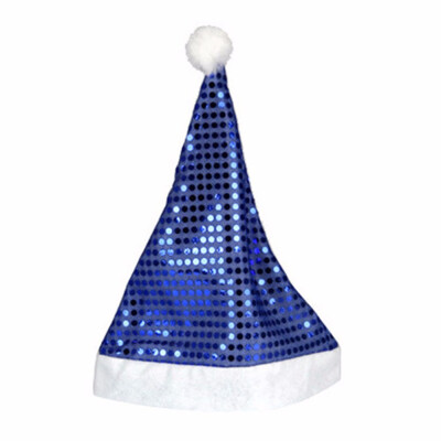 

Tailored New Christmas Holiday Stars Print Xmas Cap For Santa Claus Gifts Nonwoven Cap