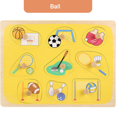 

Tailored Childrens Puzzle Grasp Board Puzzle Birthday Boy Girl Educational Toy