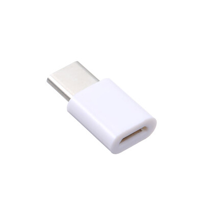 

Micro USB to Type-C Universal Converter Connector Cable Adapter for iOS Huawei Samsung Xiaomi White