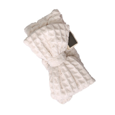 

Bowtie Women Beauty Towel Headbands Soft Ultra Absorbent Thick Hair Band for Girls Makeup Mask Shower Facial Skincare Spa
