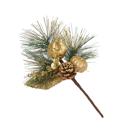 

Artificial Simulation Pine Stems Pine Cone Branches Christmas Tree Decorations Handmade Flower Arrangements Art Crafts