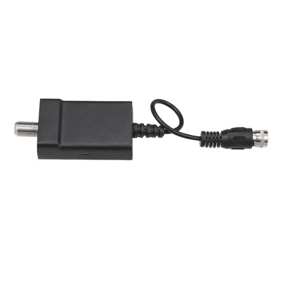 

Indoor Digital TV Antenna Signal Amplifier HDTV Signal Booster 50 Miles Range F Male w IEC Converter Plug