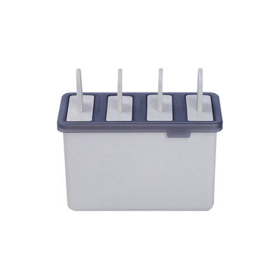 

4-cell Ice Cream Lolly Pop Mold DIY Maker Mould Tray Pan Kitchen Tool with Stick