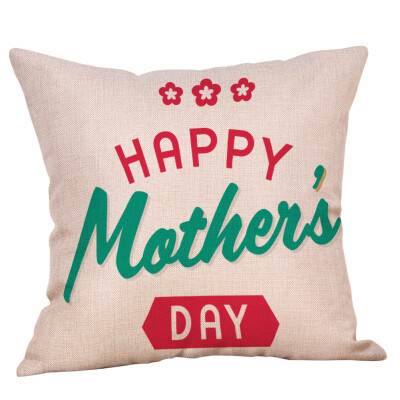 

〖Follure〗Mothers Day Pillowcase Linen Car Home Decorative Cushion Cover Pillow Covers