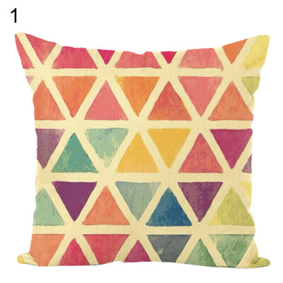 

Geometry Printed Throw Pillow Case Cushion Cover Sofa Bed Office Home Decor