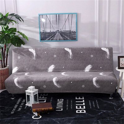 

Multi-functional High Elastic Sofa Slipcovers Snowflake Gray Feather Stretch Seat Sofa Covers Furniture Protector