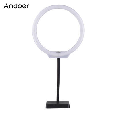 

Andoer H-15B Mobile Power Supply Ring Light 144 Pieces LED Anchor Live Light 3200K to 5600K Color Temperature Voltage 5V 2A Ring V