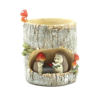 

Pastoral Creative Tree Hole Story Pots And More Meat Plants Micro - View King Pots Decorative Resin Crafts Decoration