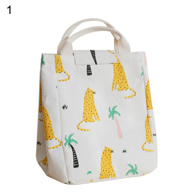 

Nordic Style Cartoon Lunch Bag Box Storage Container Picnic Carry Totes Pouch