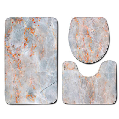 

Gobestart 3pcs Non-Slip Bath Mat Bathroom Kitchen Carpet Doormats Decor