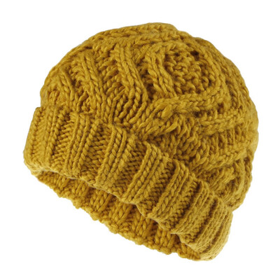 

Fashion Women Manual Wool Knitted Hats Winter Warm Hats High Quality Causal Girls Earmuffs Beanie Cap