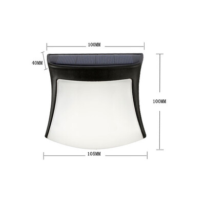 

〖Follure〗3 LED Solar Waterproof Wall Lights Outdoor Garden Waterproof Lamp A