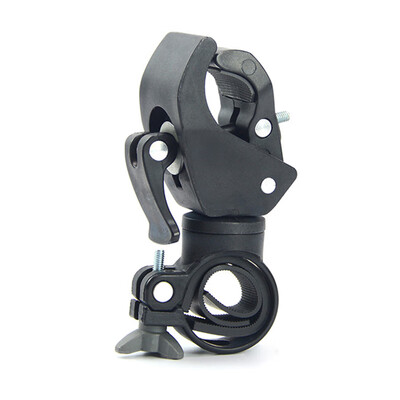 

360° Rotation Bike Mount Holder Bracket Grip For Flashlight Torch Clip Clamp Kit