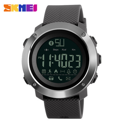 

SKMEI New Men Women Sports Outdoor Watches Smart Bluetooth Watch Calories Remind Waterproof Digital Wristwatches 1287