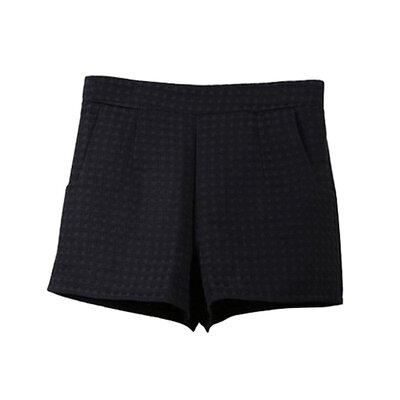 

High Waist Desmiit Fashion Europe Style Plaid Shorts Casual Summer Women Jeans Shorts Shorts