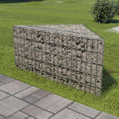 

Gabion Planter Galvanized Steel 295"x295"x197