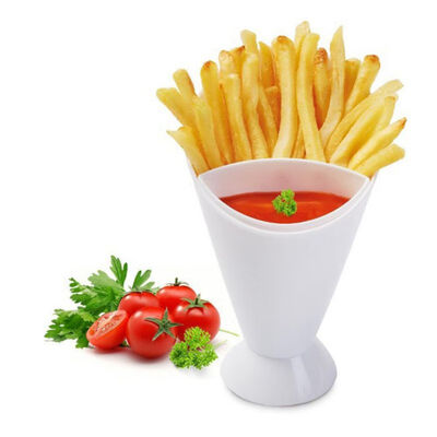

Western-style French Fries Cup Vegetable Salad Cup Creative Slanted Western Tableware Cup