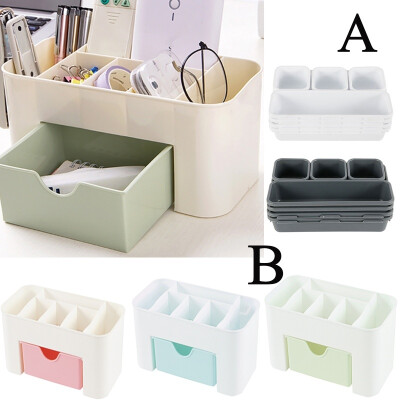 

Plastic Makeup Storage Box Storage Organizer Box Drawer Make Up Brush Holder Storage Pot Cosmetic Storage Box