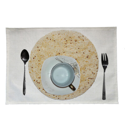 

Toponeto Creative Mexican Burrito Placemat Home Kitchen Restaurant Bar Placemat