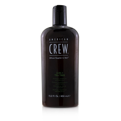 

AMERICAN CREW - Men 3-IN-1 Tea Tree Shampoo Conditioner&Body Wash 450ml152oz